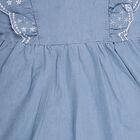 Girls' Frock, हल्का नीला, small image number null