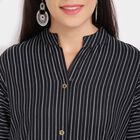 Printed Kurta, Black, small image number null