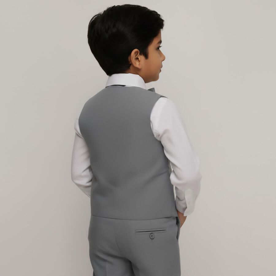 Boys' 100% Cotton Casual Shirt, सफ़ेद, large image number null