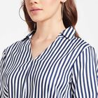 Stripes Dress, नेवी ब्लू, small image number null