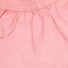 Girls' 100% Cotton Short Set, Pink, small image number null