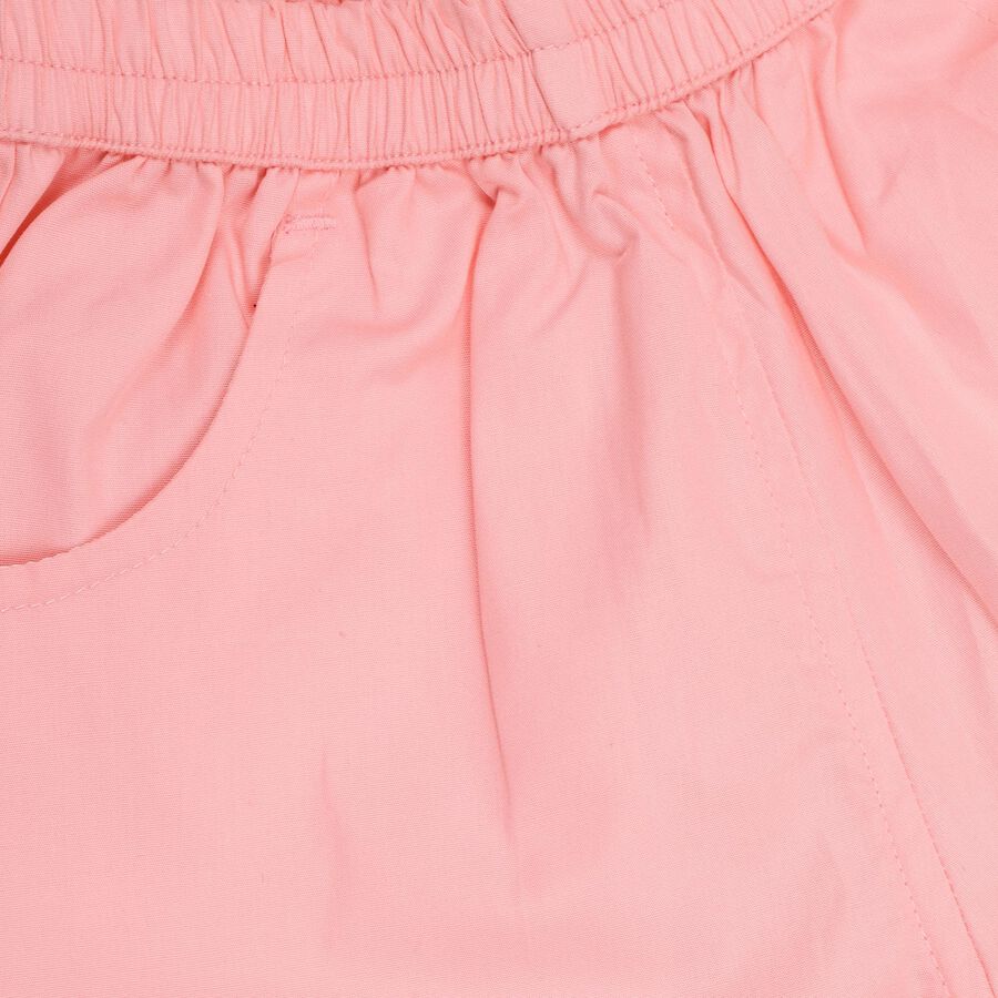 Girls' 100% Cotton Short Set, Pink, large image number null