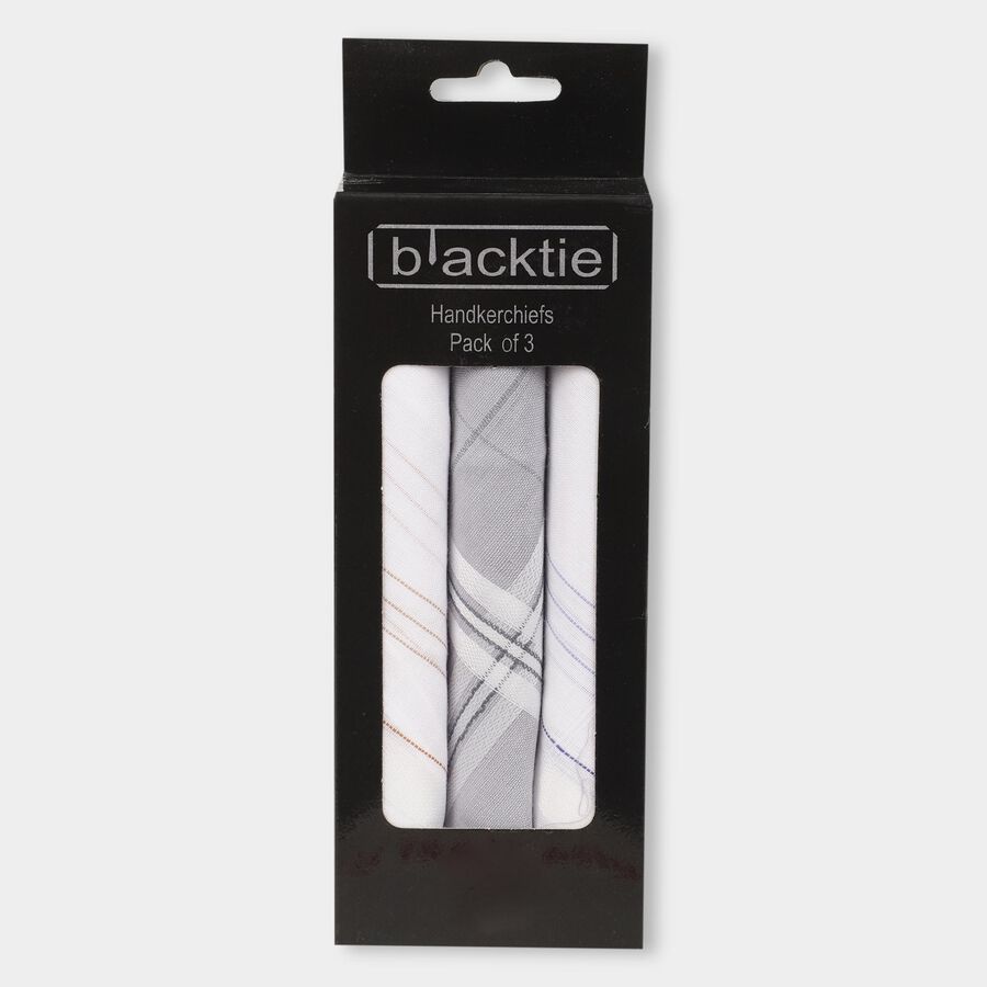 Men's Hanky, White, large image number null