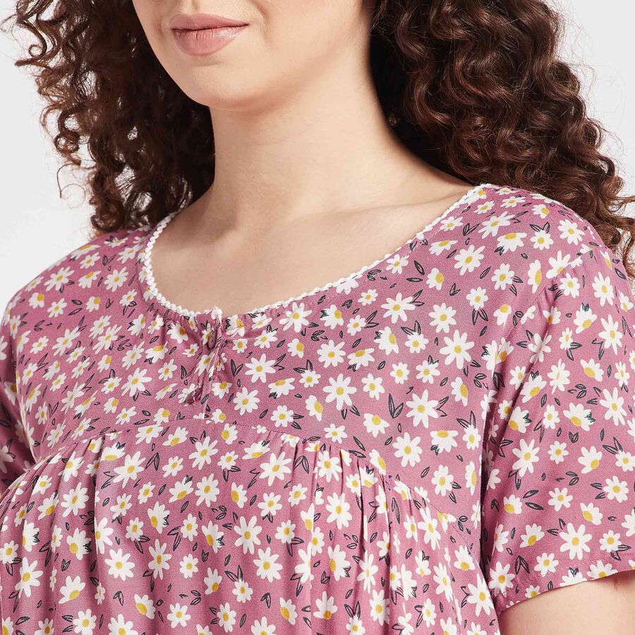 All Over Print Nighty, गुलाबी, large image number null