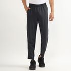 Unisex Charcoal Black Regular Fit Active Track Pants, Dark Grey, small image number null