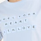 Ladies' Round Neck T-Shirt, Light Blue, small image number null
