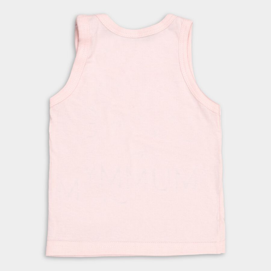 Infants' Cotton Vest, Pink, large