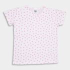 Girl's Cotton T-Shirt, White, small image number null