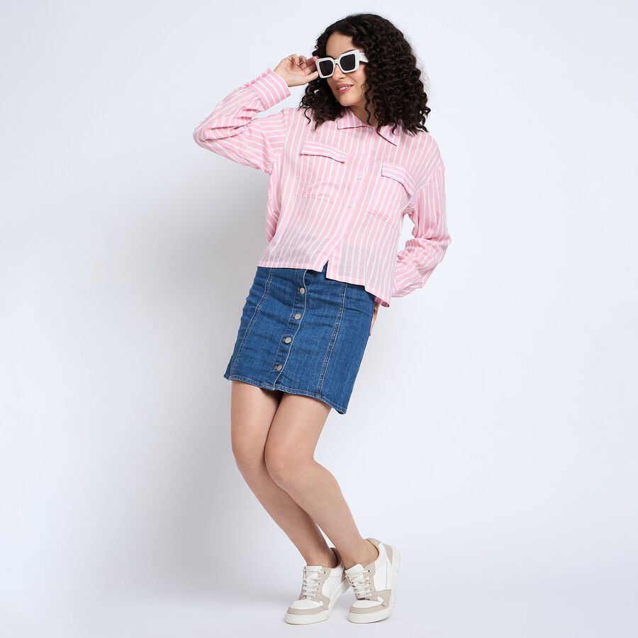 Ladies' Shirt , हल्का गुलाबी, large image number null