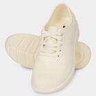 Women's Soft Beige Lace-Up Casual Shoes, Beige, small image number null