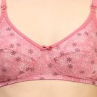 Ladies' 100% Cotton Bra , Lilac, small