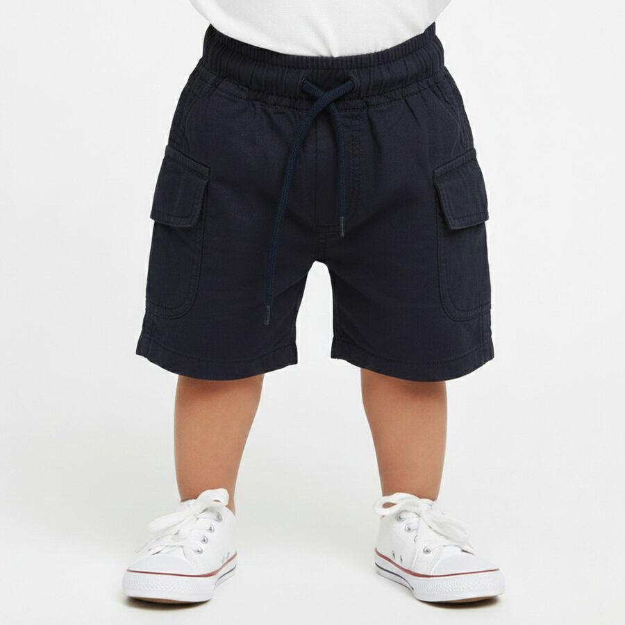 Infants' Half Pant, Navy Blue, large