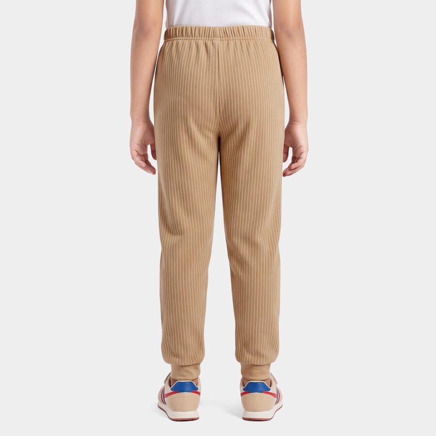 Girls' Brown Long Johns Thermal, भूरा, large