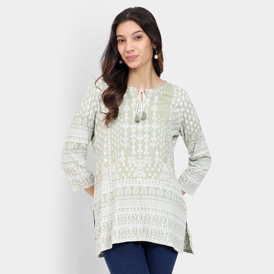 Ladies' Kurti , Light Green, large image number null