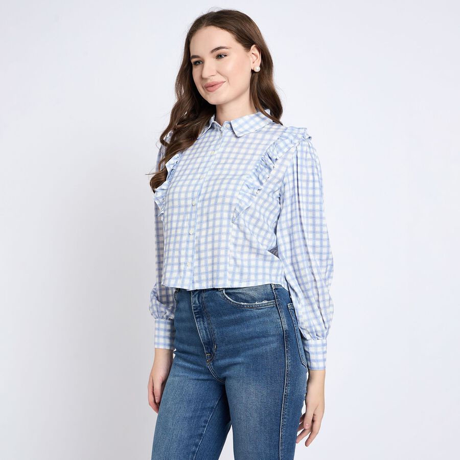 Ladies' Shirt, हल्का नीला, large image number null