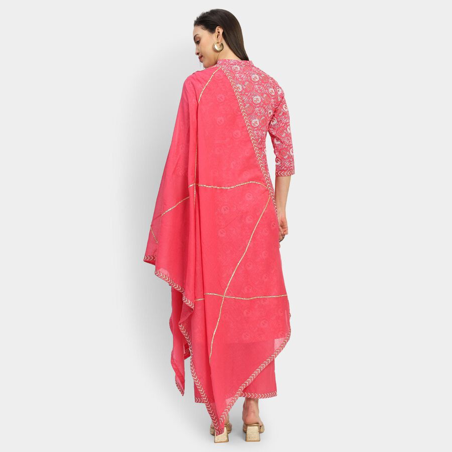 Ladies' Kurta , रानी (फ्यूशिया), large image number null