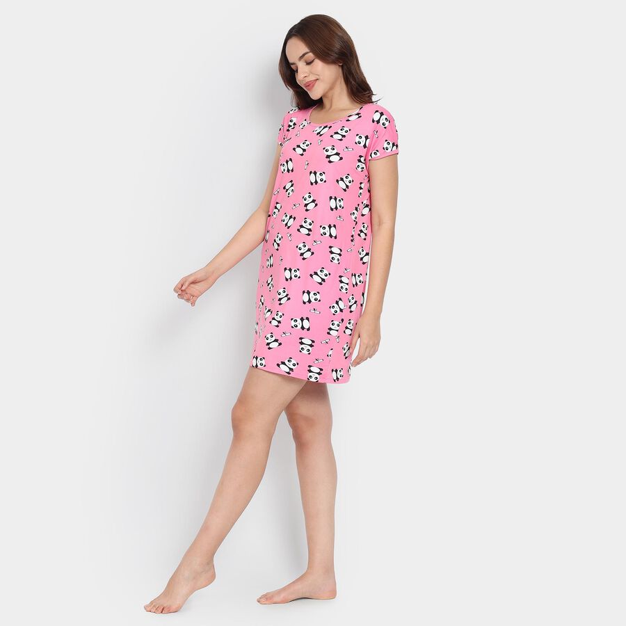 Ladies' Nighty, गुलाबी, large image number null