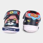 Boys Navy Blue Cartoon Velcro Casual Shoes, Navy Blue, small image number null