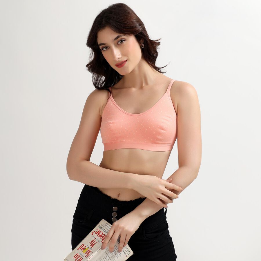 Ladies' Bra , Peach, large image number null