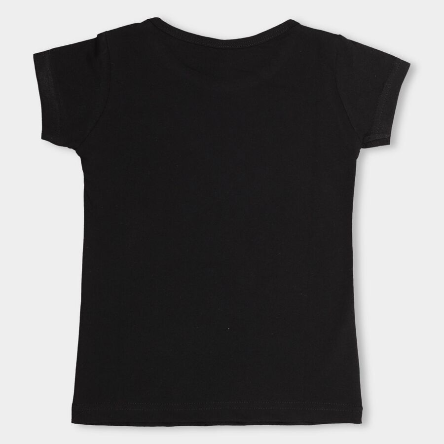 Girls' T-Shirt, Black, large image number null