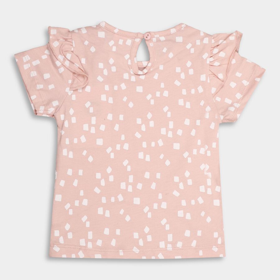 Infants' 100% Cotton T-Shirt , Off White, large image number null