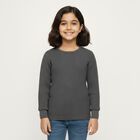 Girls' Thermal Upper, Charcoal, small image number null