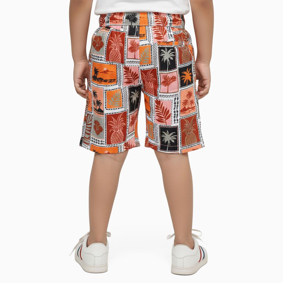 Boys' Bermuda, भूरा, large