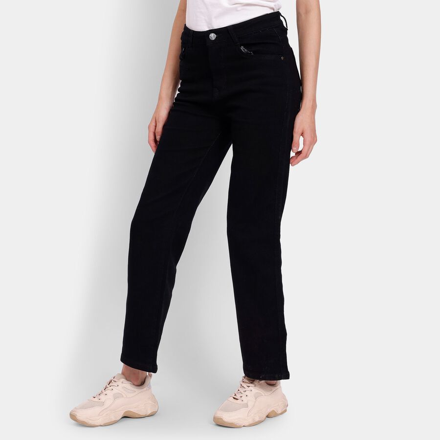 Ladies' Jeans, Black, large image number null