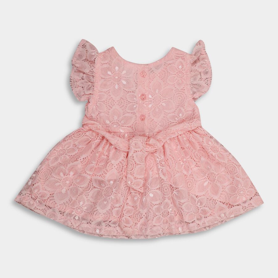 Infant Girls' Frock , Light Pink, large image number null