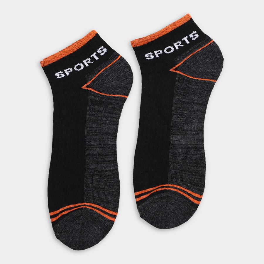 Men's Socks (Pack of 2), Charcoal, large