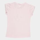 Infants Cotton T-Shirt, Light Pink, small image number null