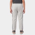 Boys Grey Straight Fit Side Stripe Pyjama, एक्रू मिश्रित, small