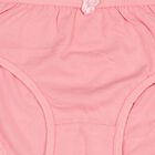 Girls Pink Regular Fit Solid Panty, गुलाबी, small