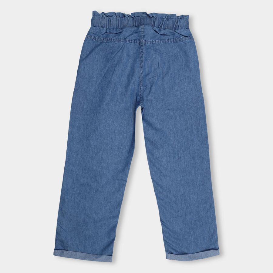 Girls' Jeans , Mid Blue, large image number null