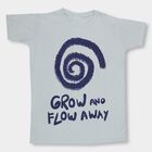 Boys' Light Blue Round Neck Casual T-Shirt, Light Blue, small image number null