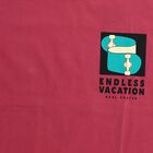 Boys Pink Cotton Round Neck Casual T-Shirt, Pink, small