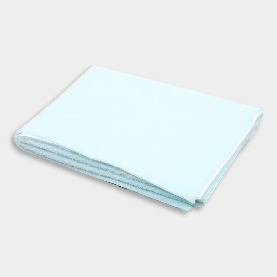 Infants' Bed Sheet, Mid Blue, large image number null