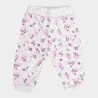 Infants Printed Rib Waist Pyjama, Melange Light Grey, small image number null