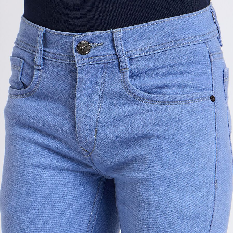Men's Skinny Jeans, Light Blue, large image number null