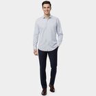 Men's Midnight Blue Spread Collar Formal Shirt, Mid Blue, small