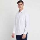 Checks Regular Collar Formal Shirt, White, small image number null
