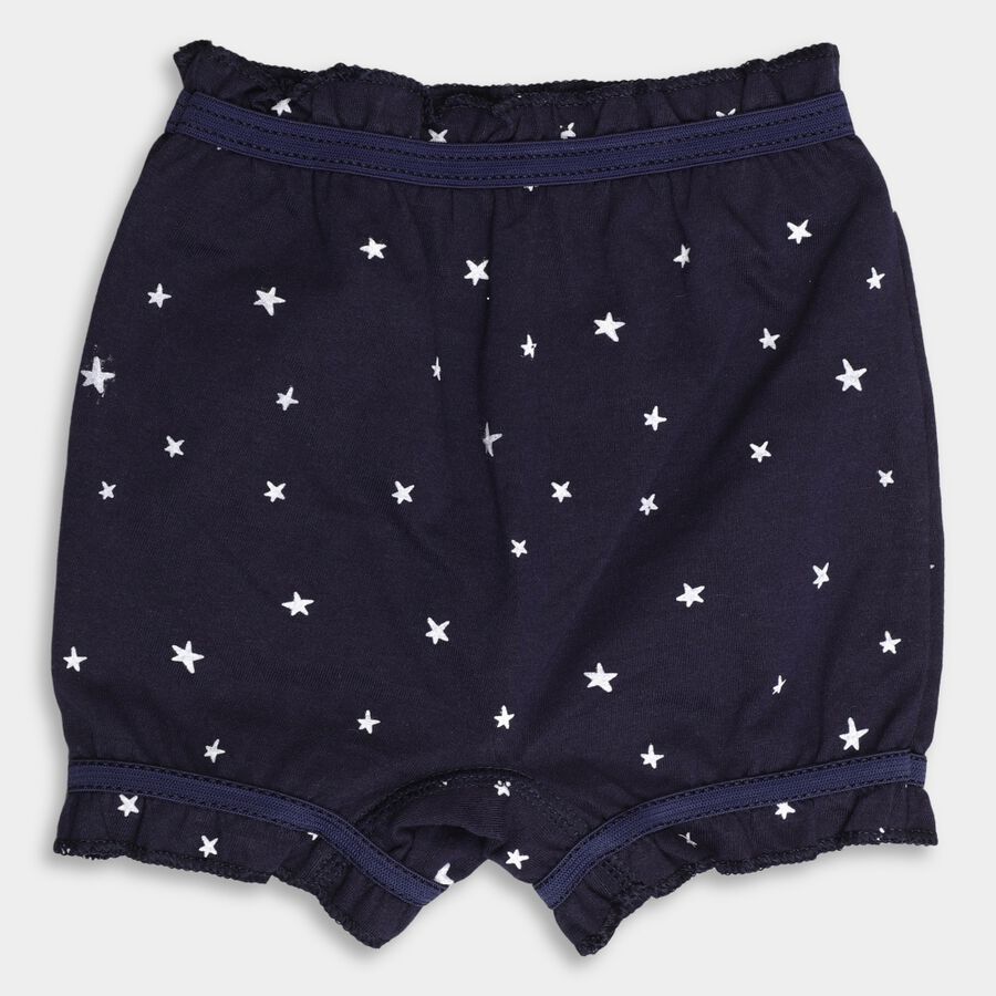 Girls' Cotton Bloomer, Navy Blue, large
