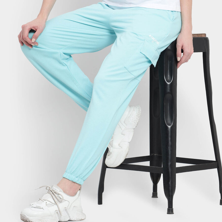 Solid Joggers, Aqua, large image number null