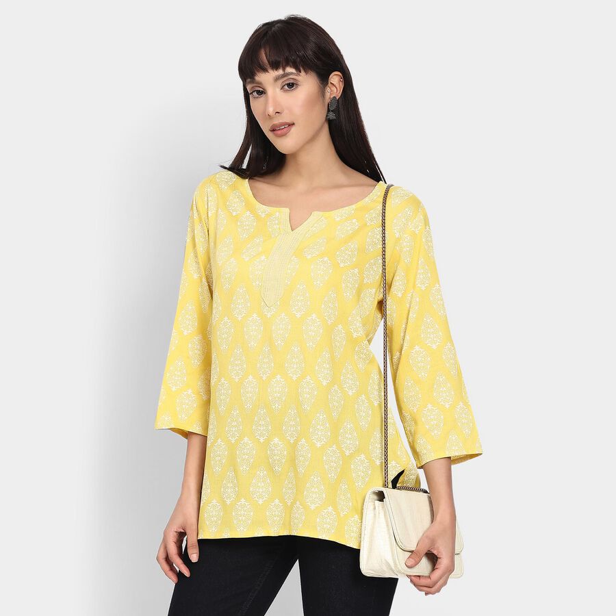 Ladies' Kurti , Mustard, large image number null