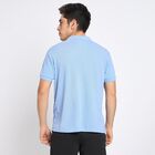 Men's Collared Half Sleeves T-Shirt, Light Blue, small image number null
