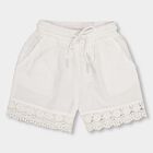 Girls' Shorts, सफ़ेद, small image number null
