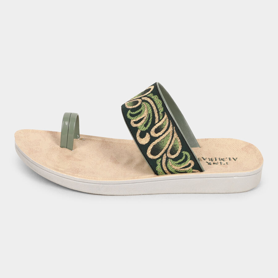 Ladies' Sandal, हरा, large image number null