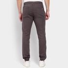 Men's Slim Fit Casual Trousers, Dark Grey, small image number null