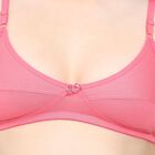 Ladies' 100% Cotton Bra , मूँगा (कोरल), small image number null