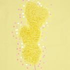 Girls' 100% Cotton T-Shirt, Yellow, small image number null